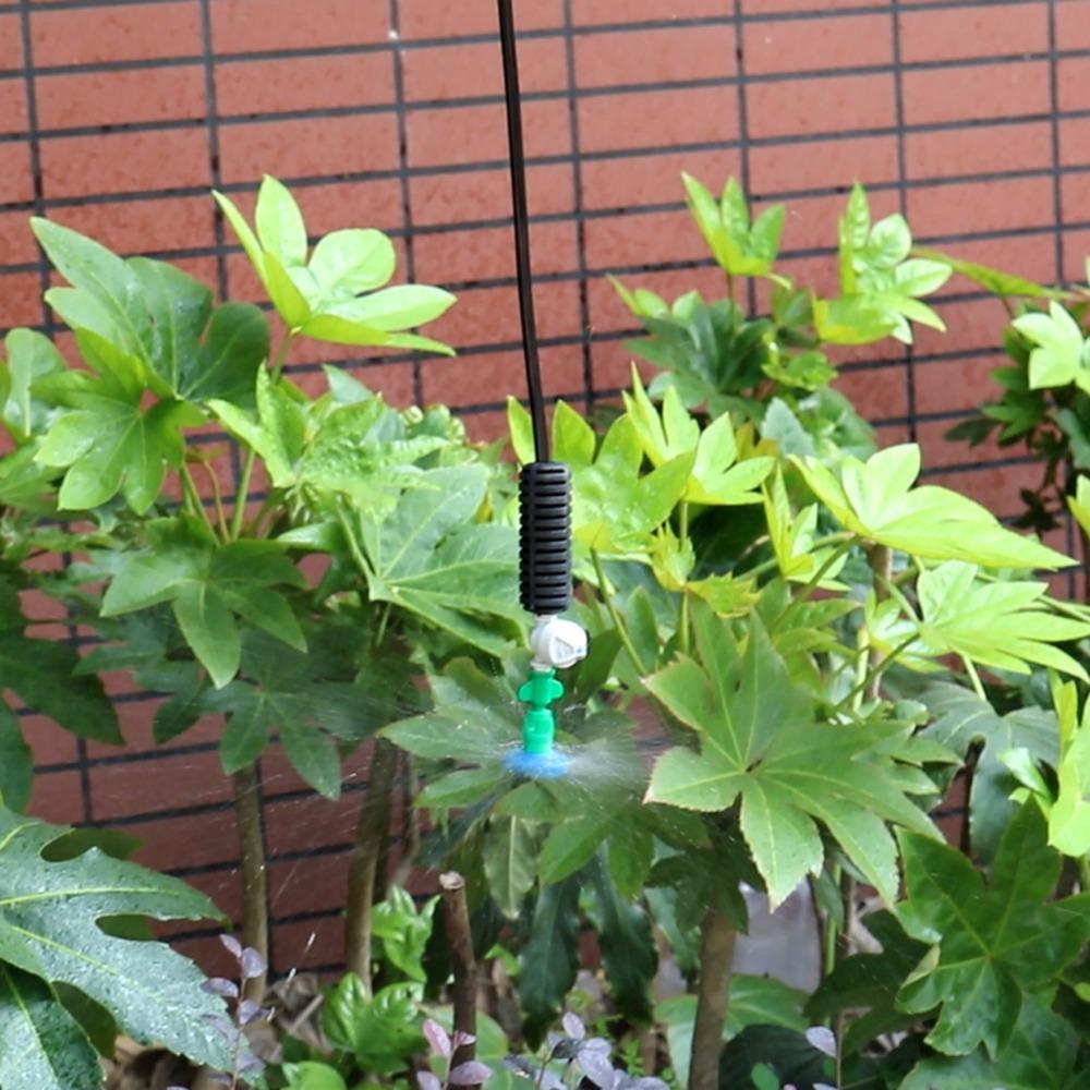 7,5mm Gartenbrause-Verbinder Leckverhinderungsventil Landwirtschaft Garten Rasen Bewässerungsschlauch-Fittings 4/7mm Schlauch 100 Stück