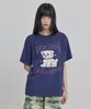 WAIKEI Vintage Cloud Archive Stitch Short Sleeve T-Shirt Navy
