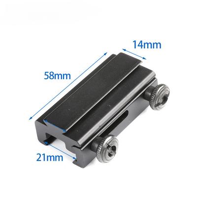 21. Konwersja 14 mm ze stopu aluminium, zwiększająca wysokość wspornika