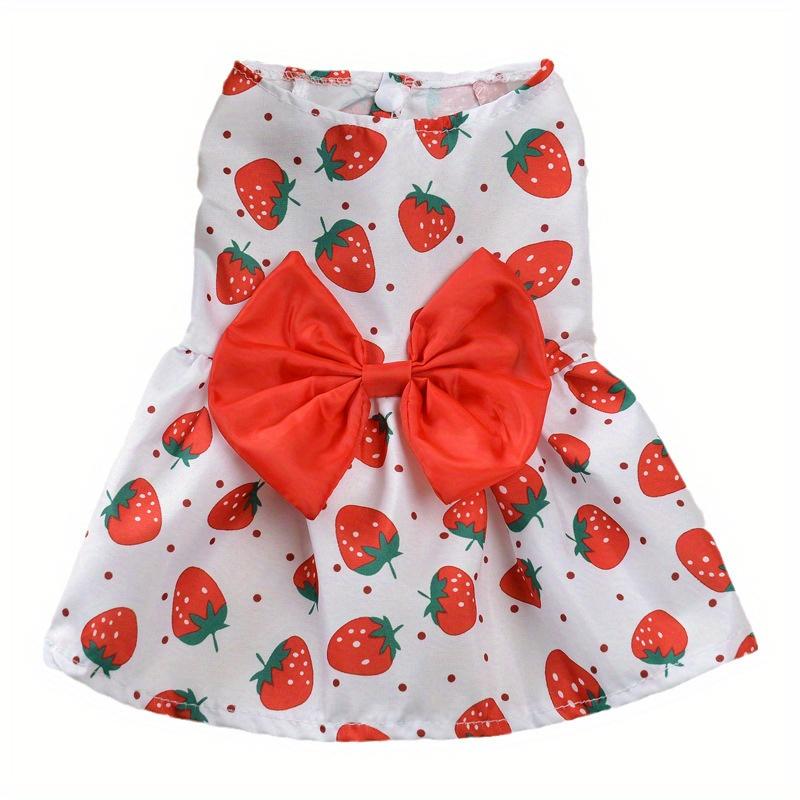 Pet Supplies Small Dog Flower Princess Dress Teddy New Pet Clothes Cute Dog Skirt Summer Thin Pet Accessories