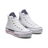 New Converse Chuck Taylor All Star Lift Platform Retro Denim 'White' Women's A03961C