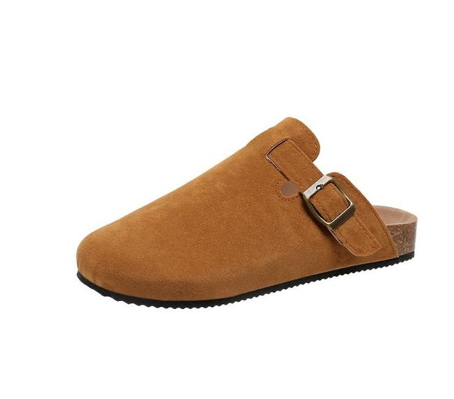Zoccoli in Camoscio da Donna Pantofole Zoccoli in Sughero e Camoscio Pantofole Classiche da Uomo Mules da Esterno Pantofole Antiscivolo in Sughero con Supporto Plantare Femminile