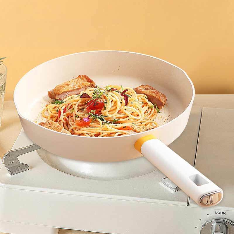 Deslang Silver Moon Maifan Stone Non-stick Frying Pan
