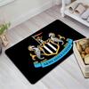 Newcastle United Pattern Rug Floor Mat for Living Room or Bedroom Soft and Comfortable Carpet a Gift for Birthday and Holiday.