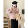 The New Gentle Wind Soft Waxy Knitted Cardigan Women's Versatile Loose Lazy Wind Temperament Sweater Jacket