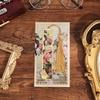 1PC Exquisite Floral Painting Metal Bookmark Hollow Bronzing Bookmark With Tassel Gifts For Book Lovers Writers Readers Students