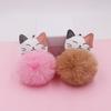 Adorable Kitten Plush Keychain - Cute Cat Figurine for Backpack or Suitcase
