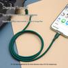100W Dual Type-C Braided Fast Charging Cable for Huawei and Apple Phones