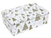 CHRISTMAS TIN BOX FOR COOKIES, GINGERBREAD, SWEETS, RODS 20x13x7CM