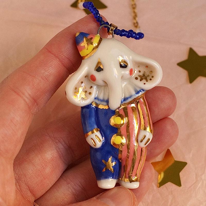 Vintage Cute Cartoon Animal Pendant Necklace For Women Retro  Jewelry Gifts