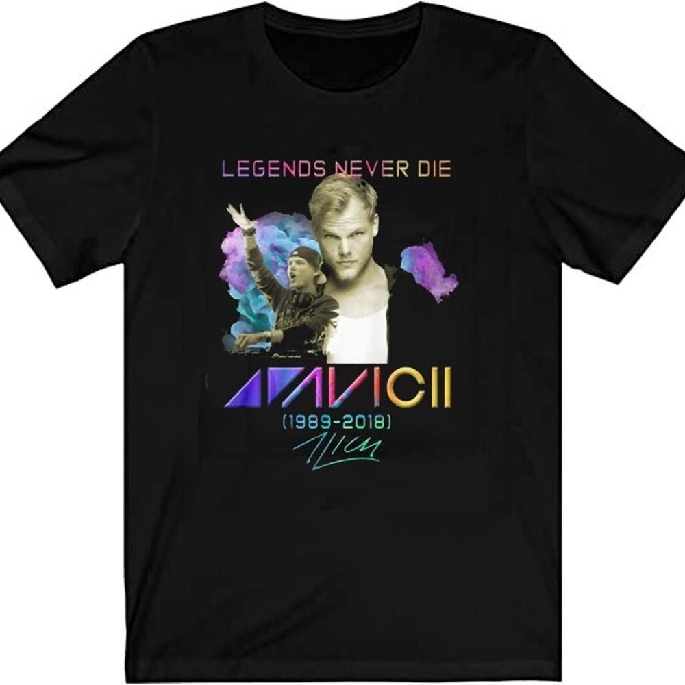 

New Avicii Legends Never Die Gift For Fans Unisex S5XL Shirt Unisex T-Shirt M