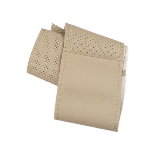 Car Steering Wheel Leather Cover Trim For Mercedes Benz C-Class W204 2007-2011