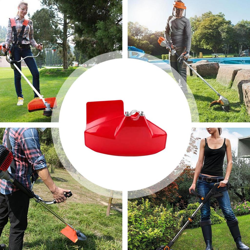 Lawn Mower Guard Board Weeder Protective Board Nylon Material Protection Tool for Lawnmowers Trimmers and Irrigators
