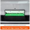 2025 Jetour Mountain & Sea L7 Full-Coverage License Plate Frame for New Energy, Compliant with Latest Green Plate Regulations.
