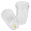 2Pcs Juicer Cup Transparent Mug Replacement Food Blender Accessory Fit for 600W 900W