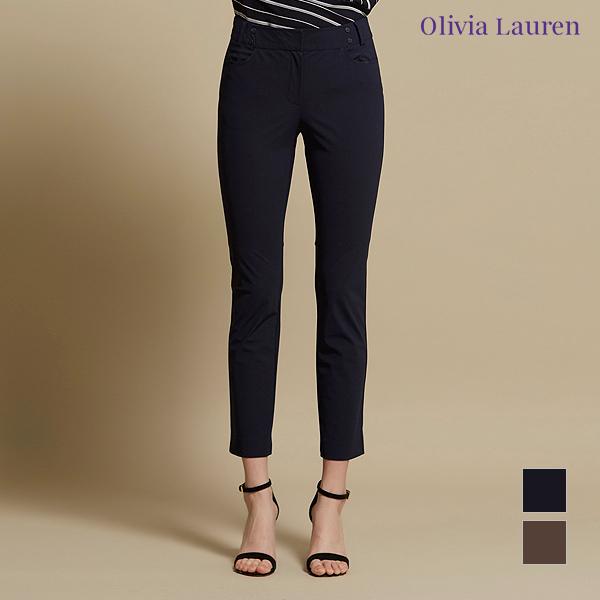 OLIVIALAUREN Straight Fit Pants_Vocdlwm3441
