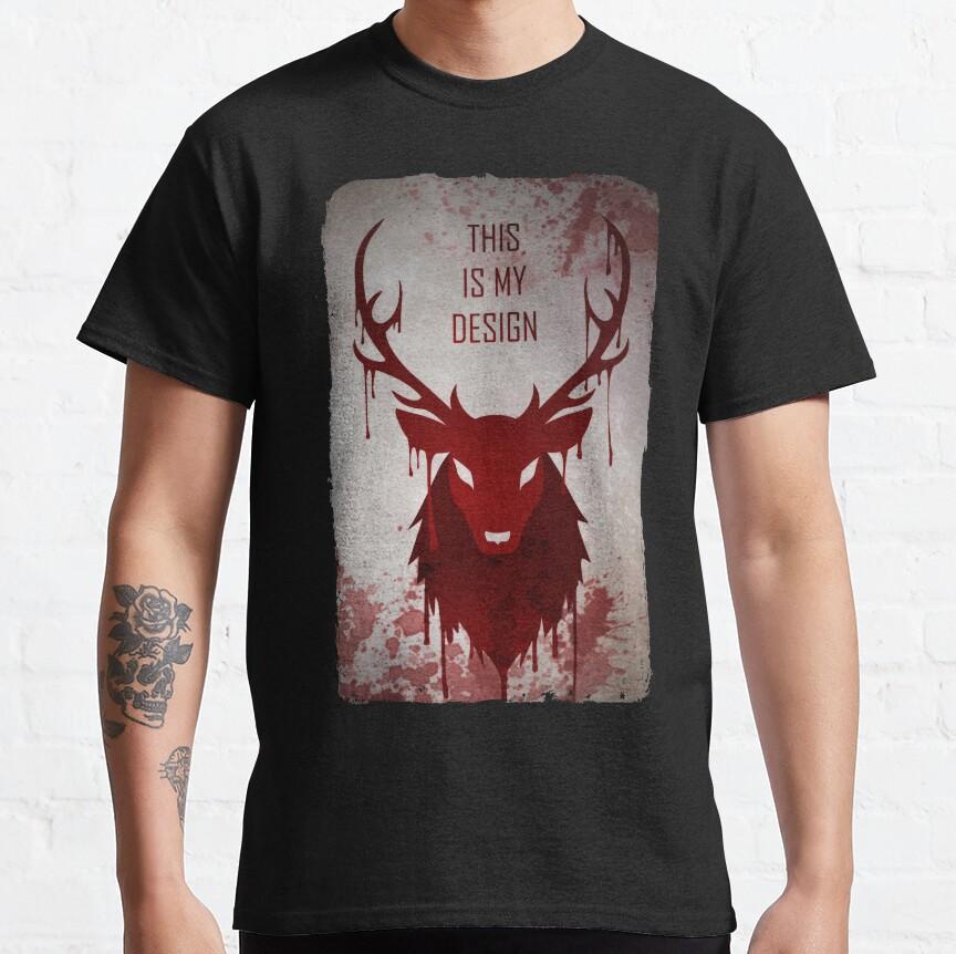 Dr. Lecters Gourmet-Dinner Hannibal Schweigen der Lämmer 100% Baumwolle Rundhals Lecter Mads Horror Hannigram T-Shirt für Männer