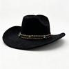 Western Ethnic Style Large Brim Women S Fedora Hat