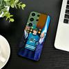 Custodia per telefono Sharks Macklin Celebrini per Samsung S26,S25,S24,S23,S22,S21,S20,S30,Ultra,Plus,Fe,Note,5G Copertura Nera