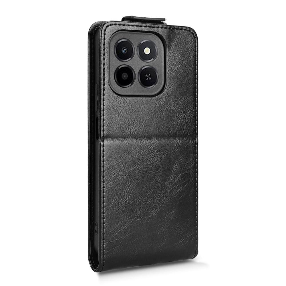 For Honor X6c 4G Stand Case Magnetic Clasp Vertical Flip Leather Phone Cover with Card Holder