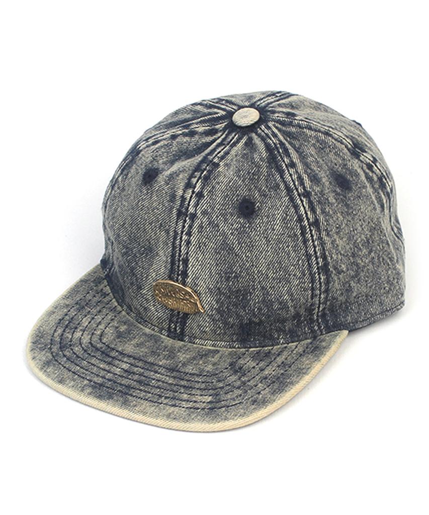 Yunibeosyeolkemiseuteuli Washing Denim Strapback Cap - Big Size Denim Hat