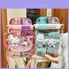 Sanrio Kids Tritan Straw Cup With Double Drinking Compartments For School And Travel