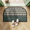 Clearance Home American Retro Diatom Mud Floor Mat Carpet Home Entry Toilet Rub Foot Absorbent Mat Entrance Kitchen