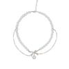 Gentle and Sophisticated Bow Retro Pendant Collarbone Necklace