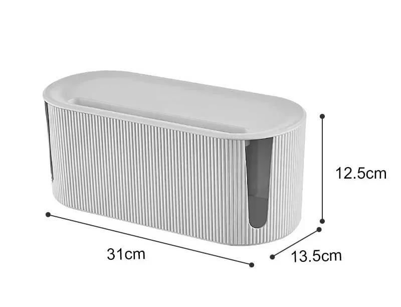 Fashion Plug Board Storage Box Cable Wire Organizer Socket Wireless WiFi Router Bracelet Desktop Data Line Plug Holder Shelf