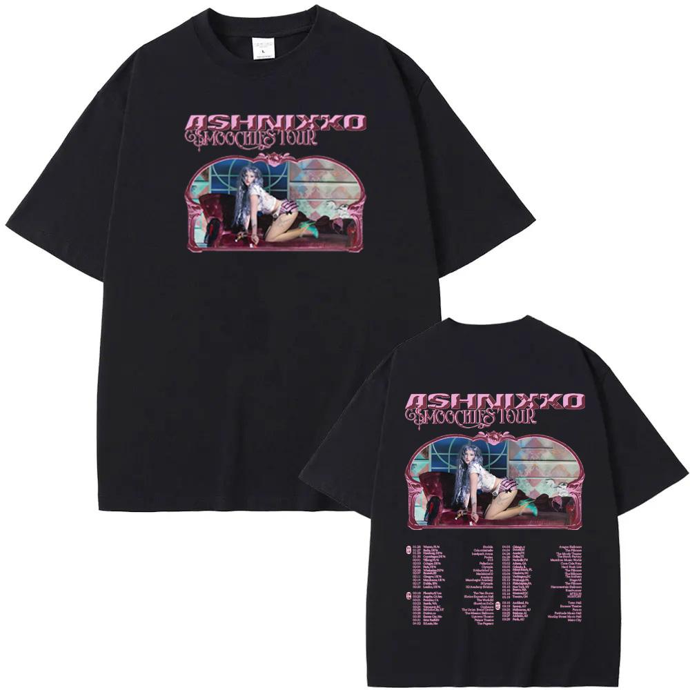 

Suki Waterhouse Smooches Tour 2026T Shirt Short Sleeve 100%Cotton Summer Tee-shirt O-neck Clothing High Quality Tops 4XL