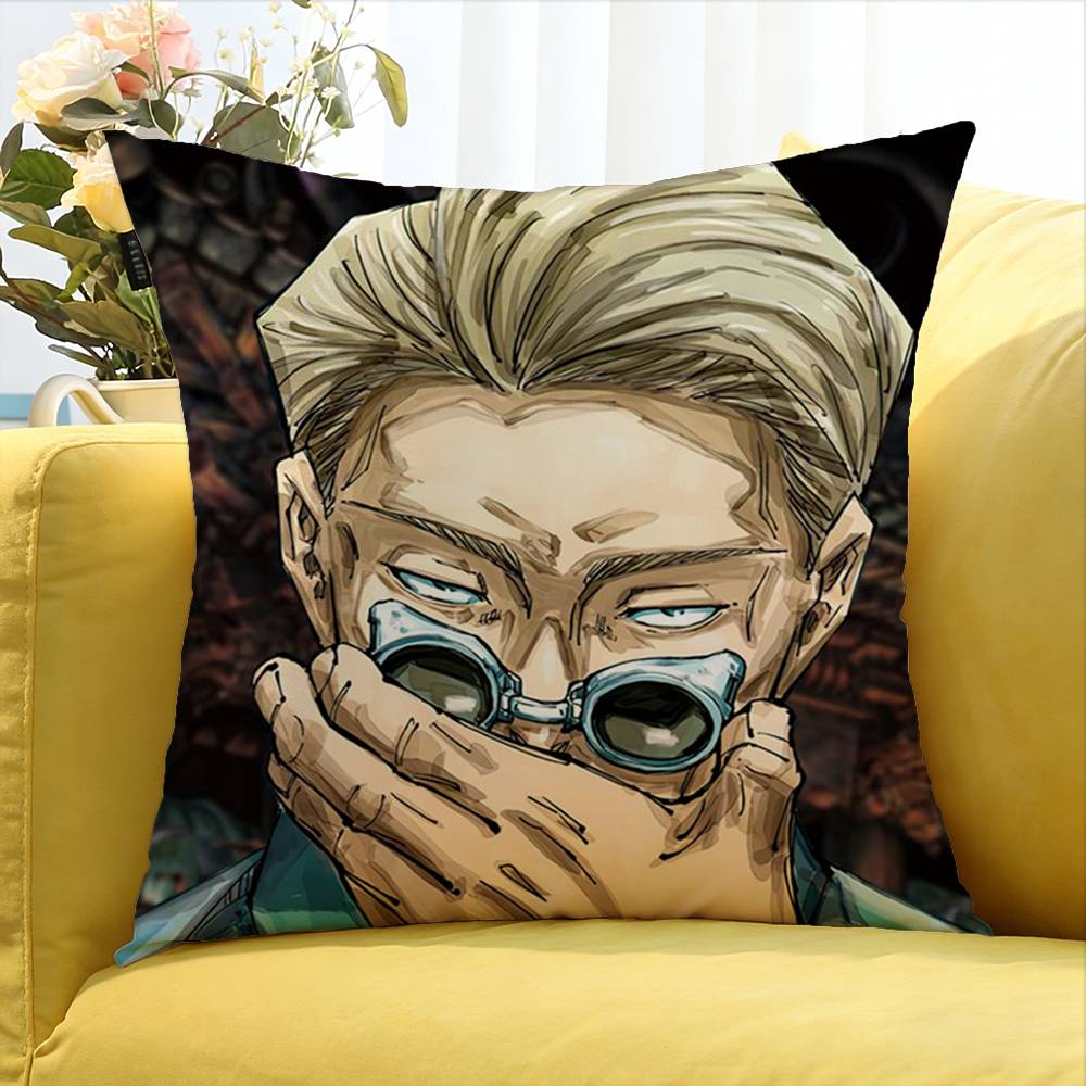 Anime Figure Nanami Kento Various Sizes Square Pillow Case For Car Home Bedchamber Decor