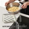 Dish Mats For Kitchen Counter Silicone Sponge Rack Non-Slip Drain Pad With Spout For Counter Bathroom Sink Side Utility Room