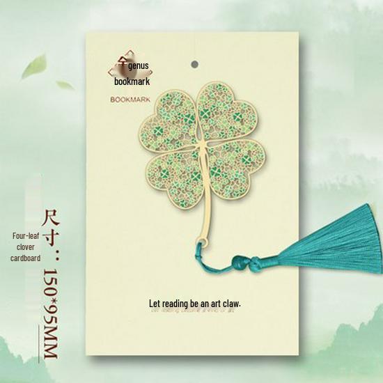 Charming Chinese Style Metal Art Bookmark: Floral, Fauna & Fresh Designs for Teacher's Day