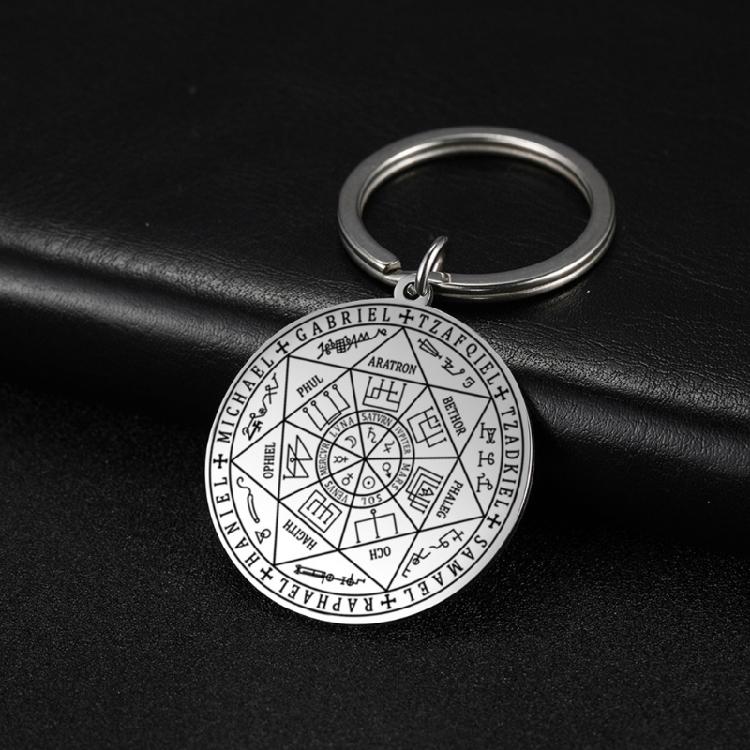 Spiritual Scripture Keychain Stainless Steel Religious Accessory For Church Members And Friend