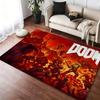 Shooting Game D-Doom Floor Mat Cozy Flannel Soft Thick Non-Slip Mat For Living Room Bedroom Kitchen Decor Rugs