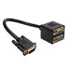Durability VGA Splitter 25cm Cable 1080P Video Distribution Double Monitor Support Not Need Driver for Laptop To TV