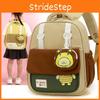 Toddler Bee Pattern Backpack With Lightweight Nylon Cartoon Schoolbag For Kids