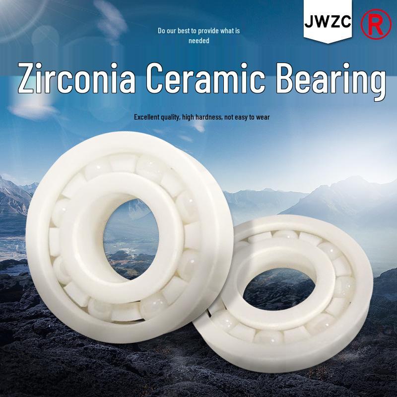JWZC Zirconia Ceramic Deep Groove Ball Bearing 6000CE-6018CE for Chemical Machinery