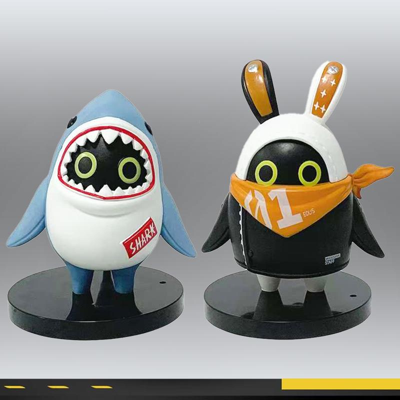 New Zenless Zone Zero Figure Bangboo EOUS Sharkboo Amillion Cute Cartoon Accessories PVC Soft Rubber 3D Figurine Ornament Gifts