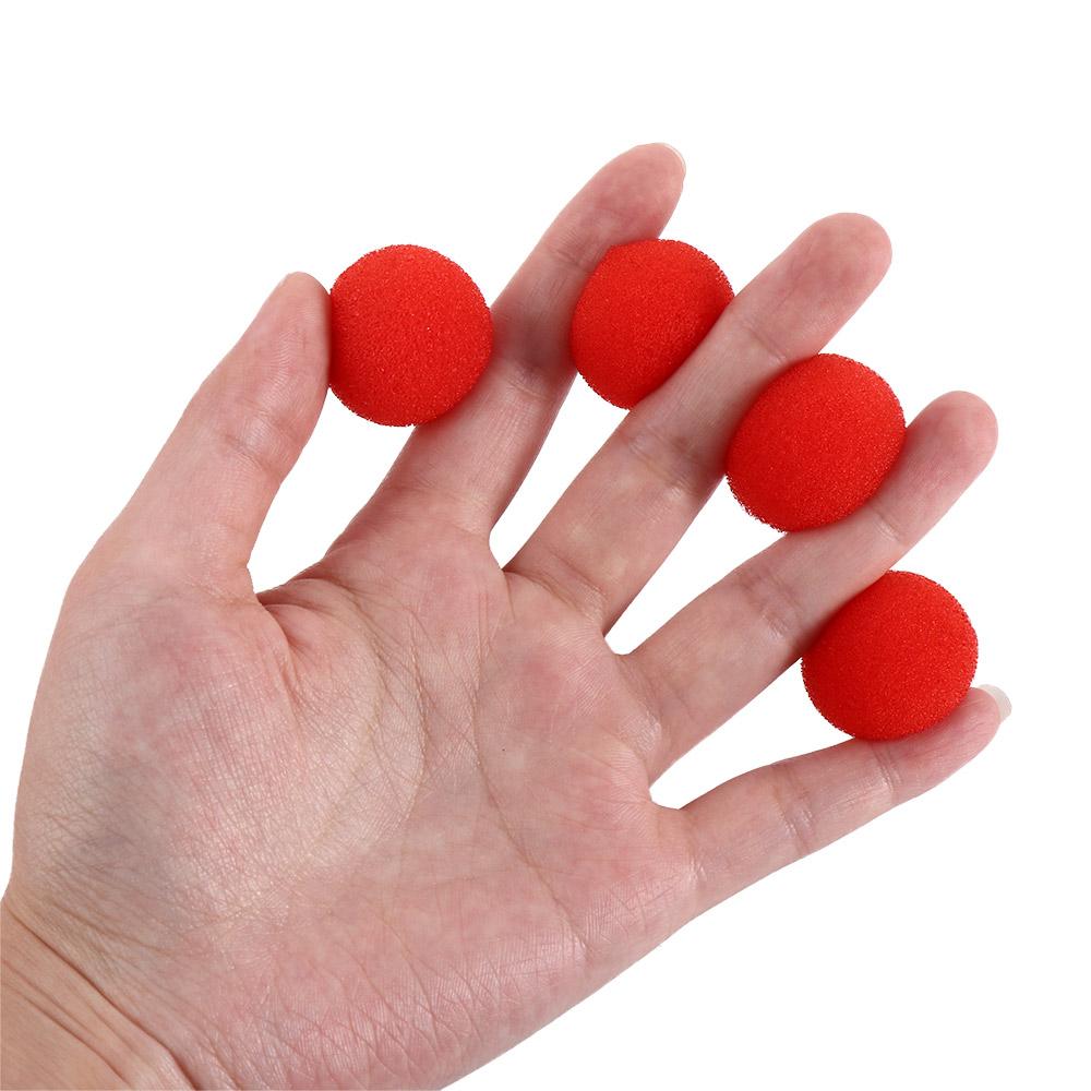 Close-Up Magic Circular Large Sponges Red Finger Sponge Ball Magic Sponge Ball Magic Tricks