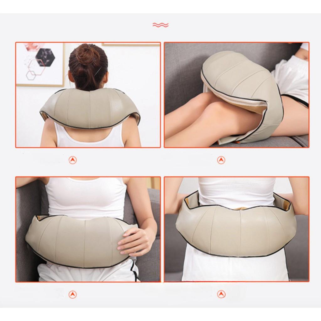 Relieve Pain Physiotherapy Equipment Deep Kneading Neck Shoulder Leg Arm Body Massager Portable Heat Pressing Massage Belt