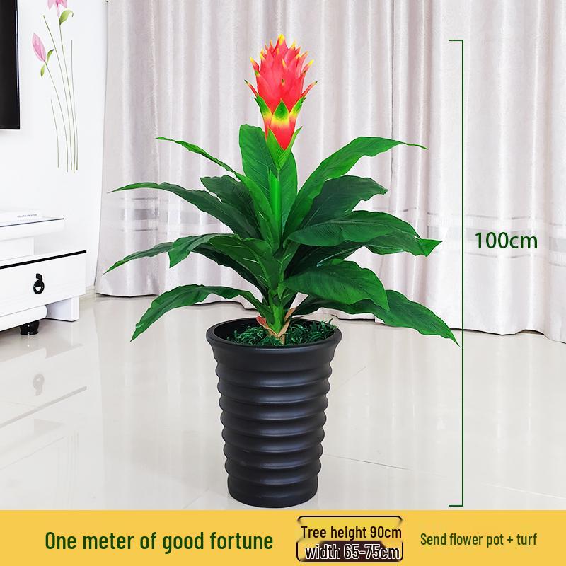 Large Artificial Money Tree Decorative Indoor Plant - Fake Green Bonsai for Living Room Floor