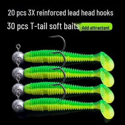 King Lure Weichköder-Set mit T-Schwanz