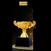 Creative Electroplated Resin Trophy, Crystal Base , Dance , Music , Sports, Competition Awards, Customized, Home Decoration, 1Pc