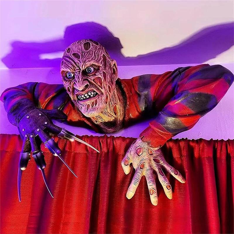 Halloween Party Resin Decor; 6.7*5in Mini Horror Zombie Sculpture for Indoor/Outdoor Garden Display