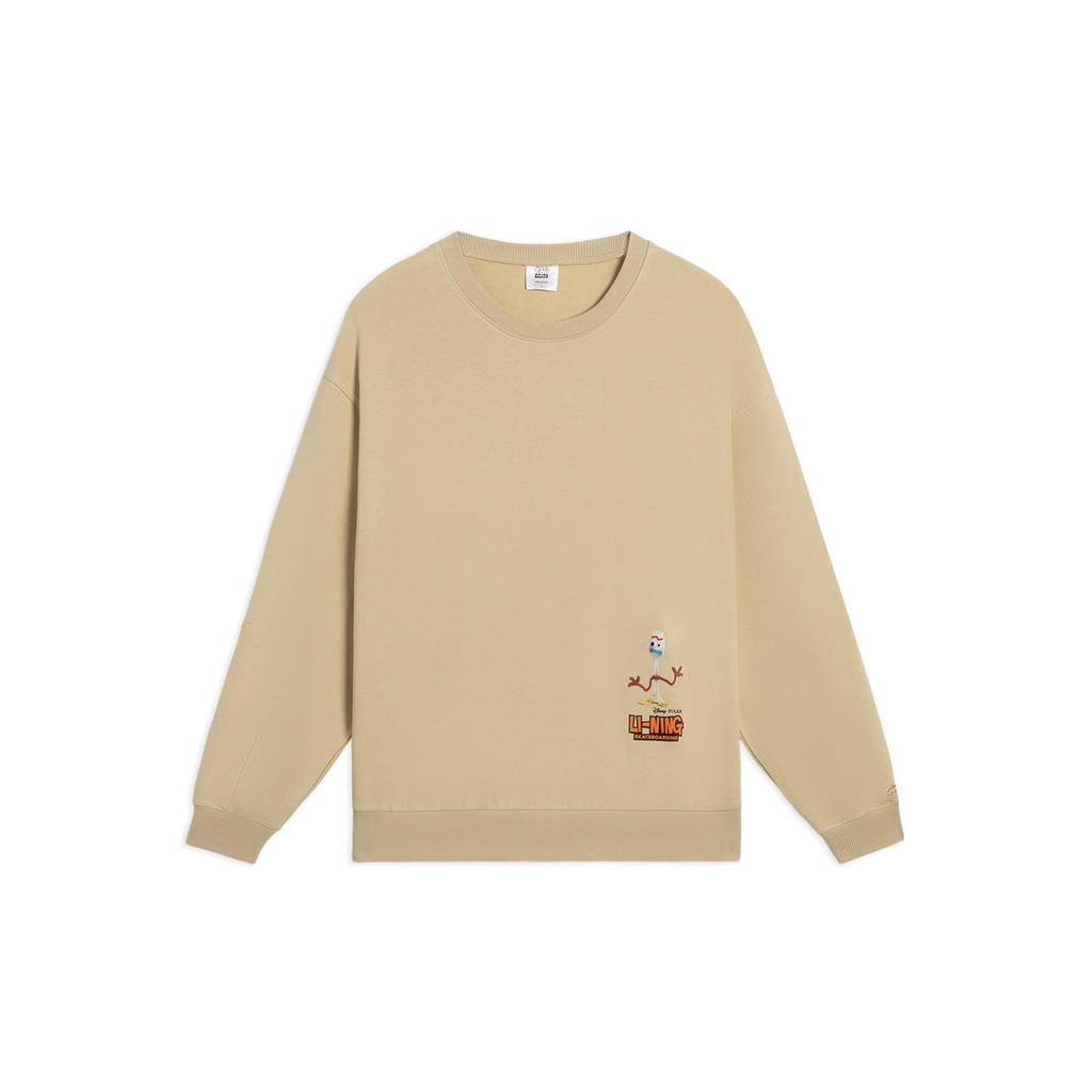 Li Ning Disney Sweatshirt Men's Milk Umber AWDS971-1