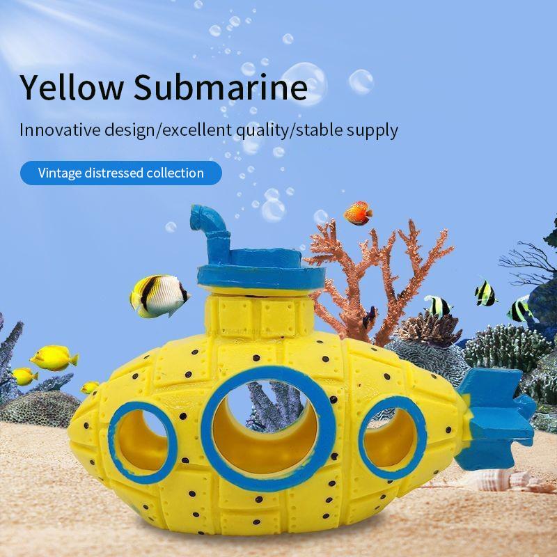 Resin Submarine Ornaments Fish Shrimp Shelter Cave Landscaping Accessories for Aquarium Fish Tank Decorations