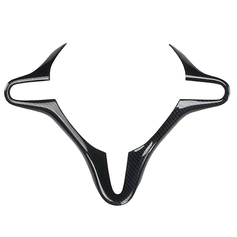 For Honda Civic 8Th Generation 2006 2007 2008 2009 2010 2011 Carbon Fiber Accessories Component Inner Steering Wheel Cover Trim Carbon Fiber Color