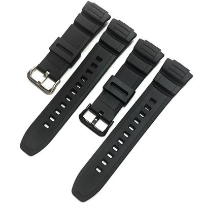 Sport-Uhrenarmband aus Gummi für Casio MCW-110H 100 W-S220 HDD-S100 5434 Uhrenzubehör