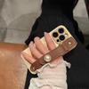 The Wristband Pearl Stand Is Suitable for Apple 14promax Phone Case Leather Iphone13 Anti-drop 12pm Protective Case